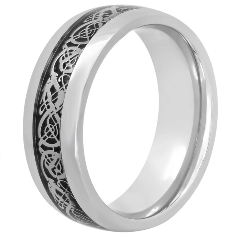 Stainless Steel Celtic Ring size 11. New